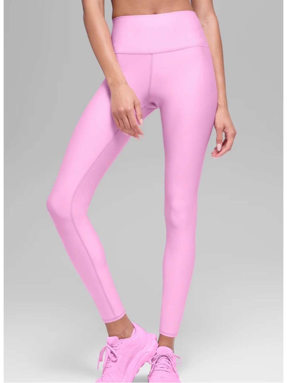 ALO Yoga High-Waist Candy Heart Pink Airlift Leggings Size Large NWT